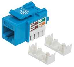 [RCKACC1440] 210546                                                                                                                                                                         Jack Rj45 Cat5e Keystone De Impacto Azul - Para Uso Con Cable Sin Blindar (utp) Cat5e, Compatible Con Herramientas De Impacto 110 Y Krone