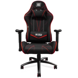 [SILVGO090] Silla                                                                                                                                                             Gaming Vorago Cgc500-rd - Asiento Acolchado, Negro/rojo