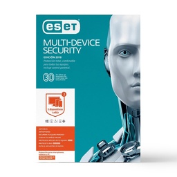 [SOFEST1630] Antivirus                                                                                                                                           Eset Multidevice Security - 3 Licencias, 1 Año(s), Caja