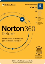 [SOFNRT1630] Norton                                                                                                                                                                     360 Deluxe Total Security 5l 1a -