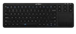 [TECGEN910] Teclado                                                                                                                                      Inalámbrico Con Touchpad Acteck Mk410 - Usb, Qwerty, Negro, Universal, Inalámbrico