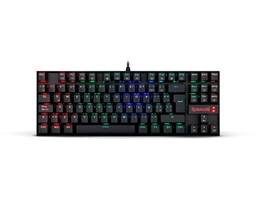 [TECRDG070] Teclado                                                                                                                                        Mecánico  Redragon Kumara rgb Red Switch - Español, Negro, Rgb