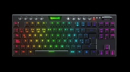 [TECRDG360] Teclados                                                                                                                                           Redragon Horus Tkl K621-rgb-sp Bl - Alámbrico E Inalámbrico, Español, Negro, Multicolor