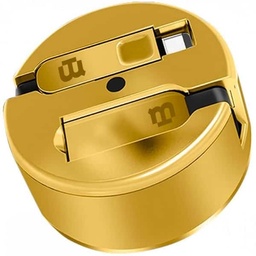 [7500463424373-B] Cable  Blackpcs (ca-retractil)  V8/c Oro 1m Plastico 2.1a (cagmcpr-3)