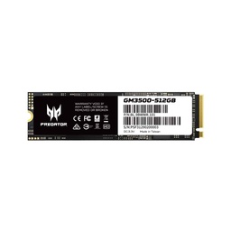 [dim-BL.9BWWR.101] Unidad                                           Ssd Predator Gm3500 512gb M.2 Nvme Gen3x4 3400mb/s Bl.9bwwr.101 Pue