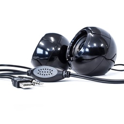 [7502266674818-V-1] BOCINAS VORAGO SPK-105 NEGRO/NEGRO PASIVAS PARA COMPUTADORA