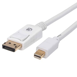 [766623324748-M] Cable  Manhattan Displayport Mini 2.0m Blanco 324748