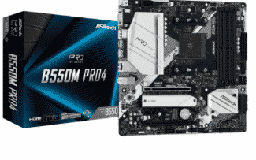 [Dim-29924] Tarjeta     Madre Asrock B550m Pro4 AM4 Ryzen Gen/3 Pcie/4.0