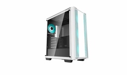 [dim-R-CC560-WHGAA4-G-1] Gabinete          Deepcool Con Ventana Cc560 Led, Midi-tower, Mini-itx/micro-atx/atx, USB 2.0/3.0, Sin Fuente, 4 Ventiladores Instalados, Blanco