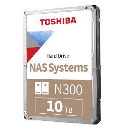 [HDWG71AXZSTA] TOSHIBA HDD INTERNO N300 10TB NAS 7200RPM Y 256MB CACHE SATA 3.5" HDWG71AXZSTA NAS