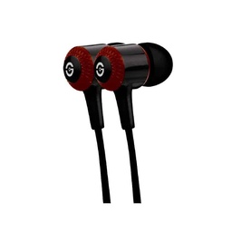 [MI-1250R] Audifonos Auricular Getttech Hard Mi-1250rc/mic Negro C/rojo 3.5mm