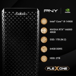 [dim-flexone-WD-i9-proart] Computadora       Flexone Ws Proart Intel Core I9 14900 64gb Ddr5 Z790 Proart1tb SSD M.2 2tb HDD 850w 80+ Wc 360mm Wifi Nvidia Pny Quadro A6000 48gb