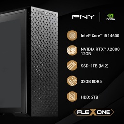 [dim-flexone-ws-proart-i5] Computadora                 Flexone Ws Proart Intel Core I5 14600 32gb Ddr5 B760 1tb SSD M.2 2tb HDD 650w 80+ Wc240mm Wifi Nvidia Pny Quadro A2000 12gb Gddr6