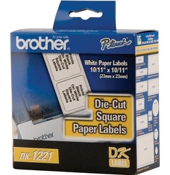 [DK1221] Rollo De 1,000 Etiquetas Brother Precortadas 23mmx23.1mm (dk1221)