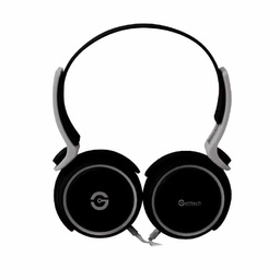 [GH-2540G] DIADEMA HEADSET GETTTECH GH-2540G RYTHM C/MIC NEGRO C/GRIS 3.5MM