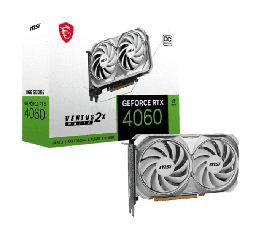 [GEFORCE RTX 4060 VENTUS 2X WHI] Tarjeta                                                                                                       De Video Msi (geforce Rtx 4060 Ventus 2x White 8g Oc)
