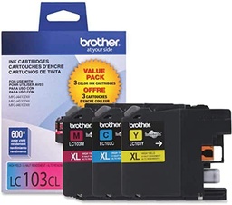 [LC103C] Cartucho                                                Brother Lc103c Cyan 600 Paginas P/mfcj870dw / Mfcj285dw