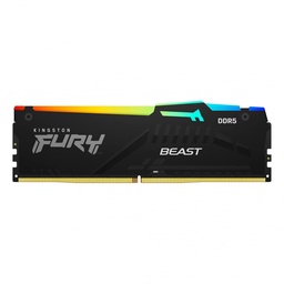 [740617328608-K] Memoria Ddr5 Kingston Furybeast Rgb 8gb 5600mhz Dimm(kf556c40bba-8)