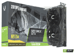 [Dim-ZT-T16620F-10L] TARJETA DE VIDEO ZOTAC NVIDIA GEFORCE GTX 1660 SUPER TWIN FAN 6GB GDDR6