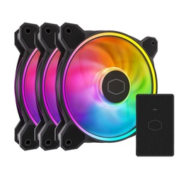[MFL-B2DN-213P2-R2] Ventilador Cooler Master Masterfan Mf120 Halo 3 En 1 Negro