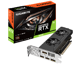 [GV-N3050OC-6GL] TARJETA DE VIDEO GIGABYTE GV-N3050OC-6GL / GDDR6 6GB / DP / HDMI / PCIE 4.0 / GAMA BAJA / LOW PROFILE