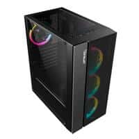 [OGEC02] GABINETE GAMER OCELOT/NEGRO/MEDIA TORRE/SOPORTA 6X VENTILADORES 120MM/SOPORTA GPU 320MM/CRISTAL TEMPLADO/SIN FUENTE/REJILLA FRONTAL/ATX