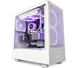 [CC-H51FW-01-1] GABINETE NZXT H5 FLOW/BLANCO/CON VENTANA/MIDI-TOWER/MICRO-ATX/GAMER