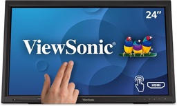 [TD2423D] MONITOR TOUCH VIEWSONIC TD2423D/ TECNOLOGIA INFRARROJA/ 10 PUNTOS TACTILES/ 24 PULGADAS/ FULL HD / 1920 X 1080 / VGA / HDMI / VESA / CABLE HDMI /CABLE USB-A A USB-B/ 3 AÑOS DE GARANTIA