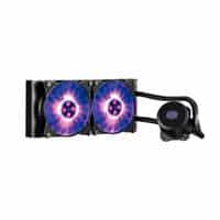 [MLW-D24M-A18PZ-R1-1] DISIPADOR DE ENFRIEMIENTO LIQUIDO COOLER MASTER MASTERLIQUID ML240L /NEGRO / 2X 120MM /RGB /GAMER