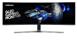 [dim-LC49HG90DMLXZX] Monitor   Para Gaming Samsung Odyssey Ultrawide 49 Pulgadas 3840x1080 144hz Qled Freesync2 1ms