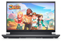 [G5535_FR58512P0BW11s_125B] LAPTOP DELL G15 5535 GAMING RYZEN 5-7640HS 8GB, 512GB RX 3050 6 GB 15.6 BLACK WIN 11 HOME