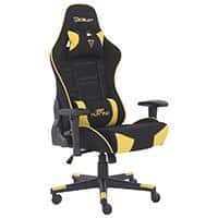 [OST-WILD YELLOW] SILLA OCELOT GAMING OST-WILD YELLOW / TELA AUTOMOTRIZ / BASE NYLON AJUSTABLE / DESCANSABRAZOS 1D / PISTON CLASE 4 / RECLINABLE 90-155 GRADOS / HASTA 150KG / COJINES LUMBAR Y CERVICAL / COLOR NEGRO CON AMARILLO