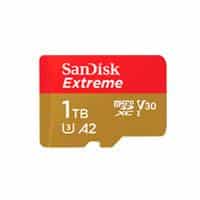 [SDSQXAV-1T00-GN6MA] MEMORIA SANDISK MICRO SDXC 1TB EXTREME 190MB/S 4K CLASE 10 A2 V30 C/ADAPTADOR SDSQXAV-1T00-GN6MA