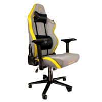 [BR-932912] SILLA GAMER BALAM RUSH THUNDER COMP DARK-LIGHT EDITION XL / INCLINACION DE 90 A 180°/ MAX 150 KG / GRIS Y AMARILLO / BR-932912