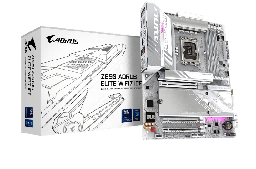 [Z890 A ELITE WF7 ICE] TARJETA MADRE GIGABYTE Z890 A ELITE WF7 ICE / DDR5 / SOCKET 1851 INTEL SERIE 2 / WIFI 7 / BT / GAMA ALTA