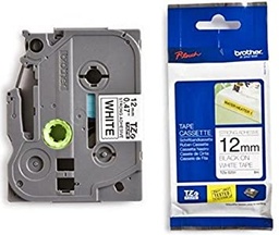 [TZE231] Cinta Laminada Brother Tze231 Negro Sobre Blanco 12mm