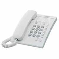[KX-TS550MEW] TELEFONO PANASONIC KX-TS550MEW ALAMBRICO BASICO UNILINEA CON MARCADOR RAPIDO DE 10 NUMEROS CONTROL DE VOLUMEN DE 4 NIVELES BLANCO