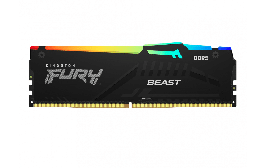 [740617328615-K] Memoria Ddr5 Kingston Furybeast Rgb 8gb 5200mhz Dimm (kf552c40bba-8)
