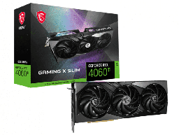 [dim-RTX 4060 TI GAMING X SLIM 16G] Tarjeta de Video MSI GeForce RTX 4060 Ti GAMING X SLIM 16G, 16GB 128-bit GDDR6, PCI Express x8 4.0