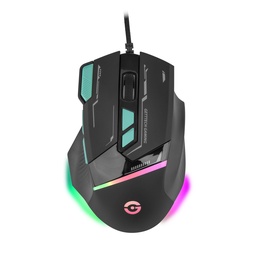 [GPM-RGBWR-G1-BK] Mouse Getttech Gaming Ergonomico Negro 7200 Dpi 3m Clics 125 Hz Rgb Gpm-rgbwr-g1-bk