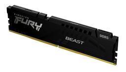 [KF552C36BBE-8] MEMORIA RAM KINGSTON DIMM DDR5 8GB 5200MT/S FURY BEAST BLACK EXPO CL36 288PIN 1.25V C/DISIPADOR DE CALOR P/PC/GAMER/ALTO RENDIMIENTO (KF552C36BBE-8)
