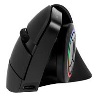 [AC-933049-1] MOUSE ACTECK OPTIMIZE MI690 / VERTICAL / INALAMBRICO / RECEPTOR USB / RECARGABLE / OPTICO / 2400 DPI AJUSTABLE / NEGRO / AC-933049