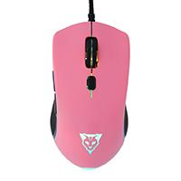 [OGMM03] MOUSE OCELOT GAMING ALAMBRICO/ILUMINACION TIPO RGB/DPI 1000-1600-3000-6200/ COLOR ROSA MAGENTA CON NEGRO