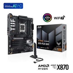 [dim-TUF GAMING X870-PLUS WIFI-1] Tarjeta Madre ASUS TUF GAMING X870-PLUS WIFI, S-AM5, AMD X870, HDMI, 192GB DDR5 para AMD (pue)