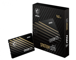 [SPATIUM S270 SATA 2.5Â 480GB] UNIDAD DE ESTADO SOLIDO INTERNO 480GB MSI S270 2.5 SATA LECT.360/ESCRIT.450MBS 7MM PC/LAPTOP/MINIPC