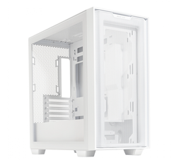 [A21 ASUS CASE/WHT] Gabinete ASUS A21 Case con Ventana, Mini-Tower, Micro ATX/Mini-ITX, USB 3.0, sin Fuente/Ventiladores Instalados, Blanco