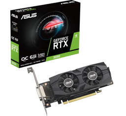 [RTX3050-O6G-LP-BRK] TARJETA DE VIDEO ASUS NVIDIA RTX3050 /PCIE X16 4.0 /6GB GDDR6 /HDMI /DP /DVI-D /PERFIL BAJO /GAMA MEDIA