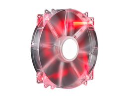 [dim-R4-LUS-7AB-GP] Ventilador Cooler Master MegaFlow 200, 200mm, 700RPM, Rojo remate