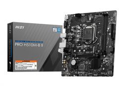 [PRO H510M-B II] MB MSI H510M INTEL S-1200 10A GEN/2XDDR4 2666MHZ/PCIE 3.0/HDMI/VGA/4XUSB 3.1/M.2/MICRO ATX/GAMA BASICA