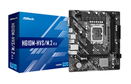 [H610M-HVS/M.2 R2.0] MB ASROCK H610M HVS M.2 R2.0/14 13 12 VA GEN/LGA1700/64 GB DDR4 3200MHZ/1 ULTRA M.2/4 SATA3/4 USB 3.2/6 USB 2.0/1 PCIE 4.0 X16/1 PCIE 3.0 X1/HDMI 2.1 4K X 2K (4096X2160)60HZ /D-SUB (1920X1200)60HZ